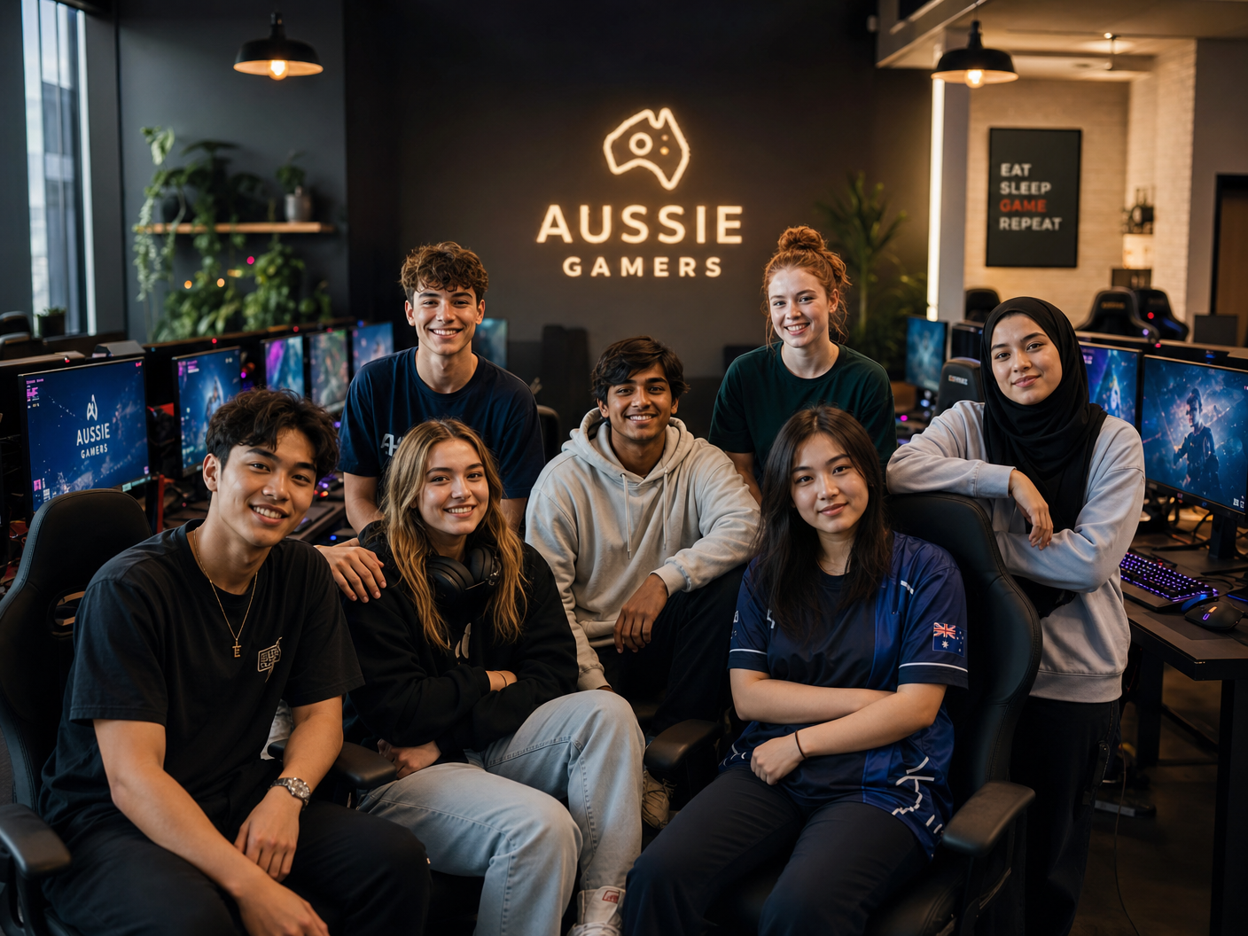 The SlotVenture team at our Sydney gaming lounge